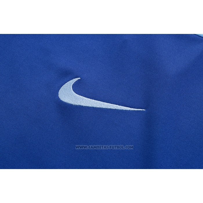Chandal del Atletico Madrid Manga Corta 2022-2023 Azul